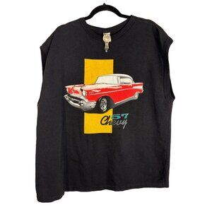 Vintage 57 Chevy Shirt Hot Rod Greaser 1957 Chevrolet Bel Air